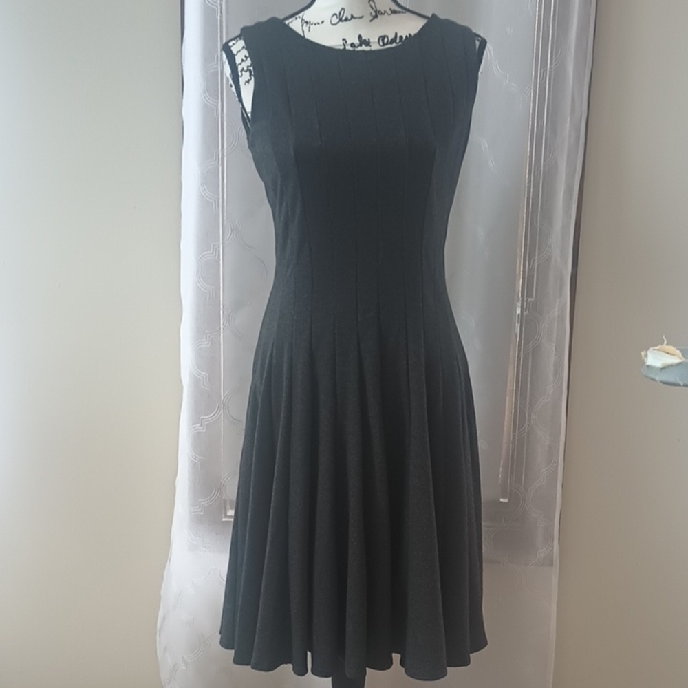 Calvin Klein Charcoal Midi Dress